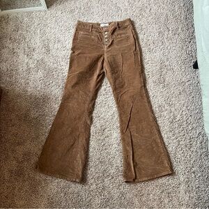 Vanilla Star Tan Flare Jeans